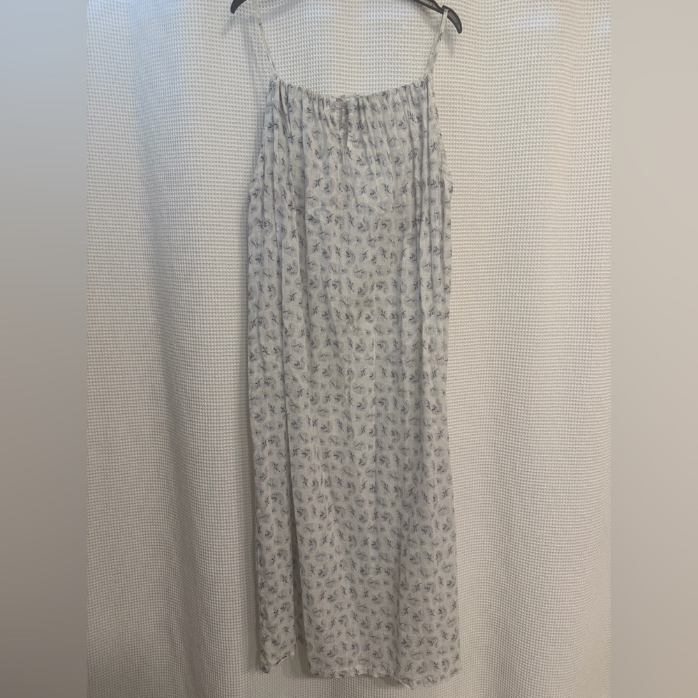 CP Shades White and Blue Floral Maxi Dress